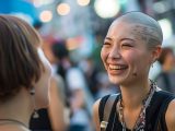 スキンヘッド画像　大阪府　茨木市　#スキンヘッド女子　#坊主頭　#坊主女子　#AI美女　　